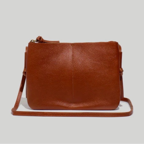 Madewell Handbags - Madewell The Knotted Crossbody Bag Brown Leather